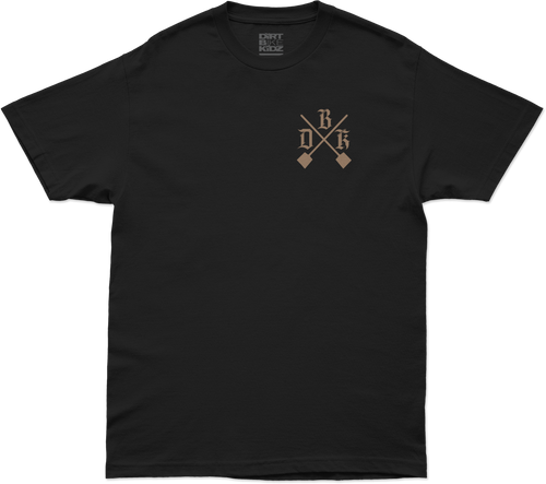 Camo Shovels Tee Black Md