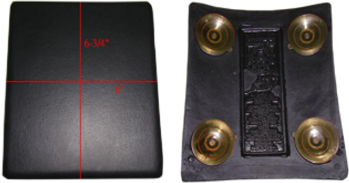 Bar Hop Pillion Pad 6"X6 3/4" 4 Suction Cups Bar Hop Pillion Pad 6"X6 3/4" 4 Suction Cups