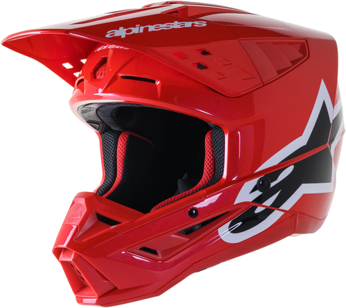 S M5 Corp Helmet Bright Red Glossy Md S M5 Corp Helmet Bright Red Glossy Md