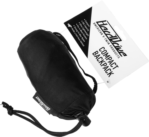 Harddrive Compact Backpack Black Harddrive Compact Backpack Black