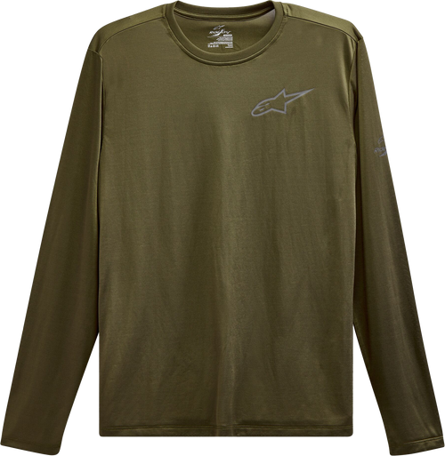 Ls Pursue Performance Tee Military Green Lg