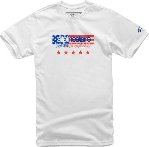 Usa Again Tee White 2x