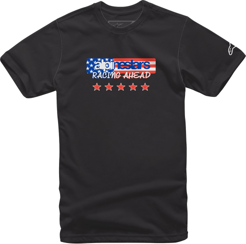 Usa Again Tee Black Lg