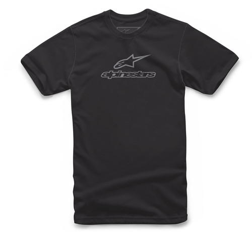 Wordmark Combo Tee Black/Grey Sm