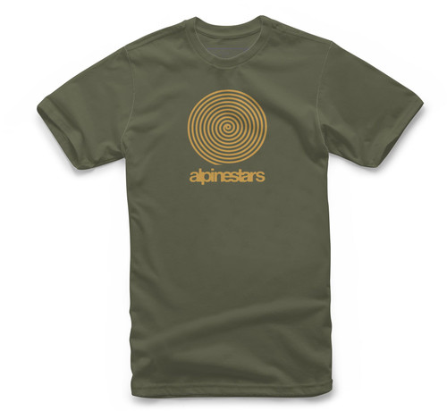 Real Spiral Tee Military/Gold 2x