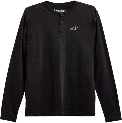 Ls Gravel Henley Black Lg
