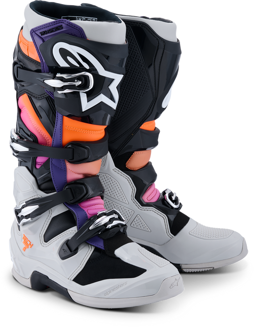 Tech 7 Blk/Lght Gry/Orng Fl/Magnta 13 Tech 7 Blk/Lght Gry/Orng Fl/Magnta 13