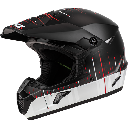 Mx 46 Frequency Off Road Helmet Matte Black/White Xs