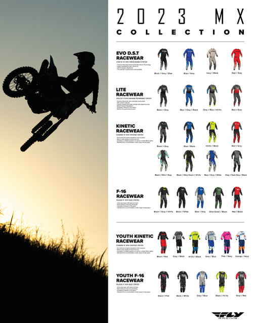 Fly Mx23 Gear And Helmet Pop Double Sided Sign 2023 Fly Mx23 Gear And Helmet Pop Double Sided Sign 2023