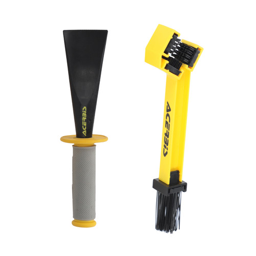 Mud Scraper + Chain Brush