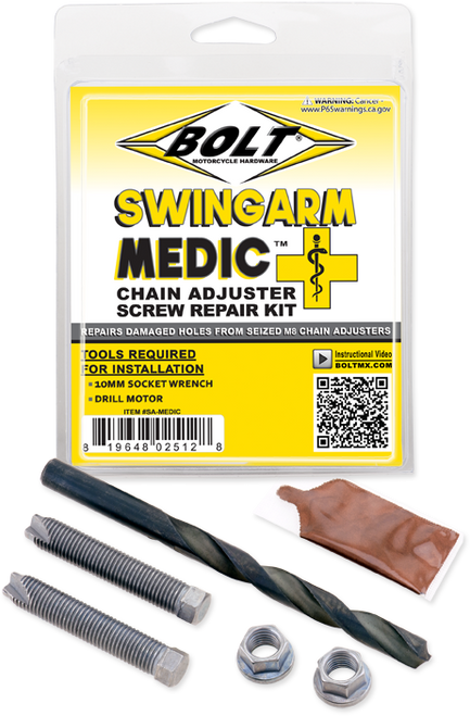 Swingarm Medic Chain Adjuster Repair Kit Swingarm Medic Chain Adjuster Repair Kit