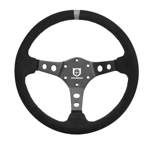 13.75 Top Marker Suede Steering Wheel Grey 13.75 Top Marker Suede Steering Wheel Grey