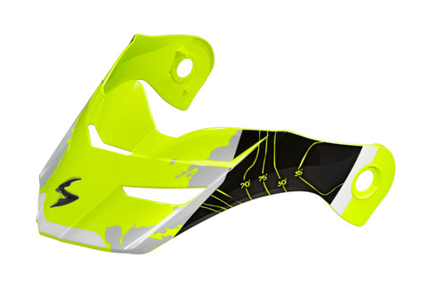 Exo At960 Peak Visor Topographic Hi Vis/Black Exo At960 Peak Visor Topographic Hi Vis/Black