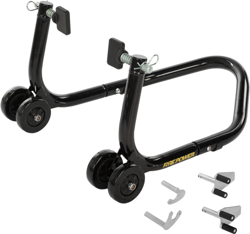 Front/Rear Paddock Stand Black