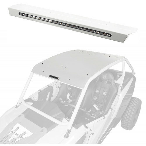 Asylum Roof W/ Light Bar Matte White Pearl Asylum Roof W/ Light Bar Matte White Pearl