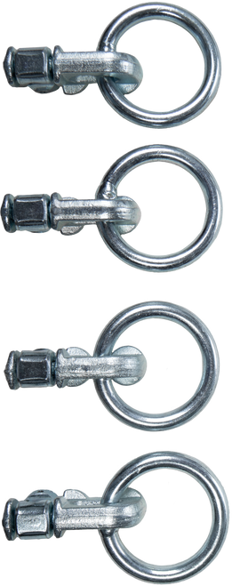 Heavy Duty L Track Connects 4/Pk