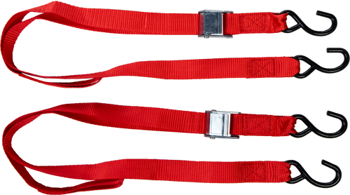 1.5" X 6' Tie Down Soft Tie Red 2/Pk