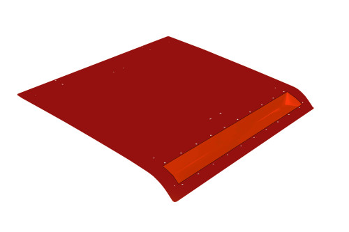 Asylum Roof W/Light Bar Pocket Performance Red P141297PR Asylum Roof W/Light Bar Pocket Performance Red P141297PR