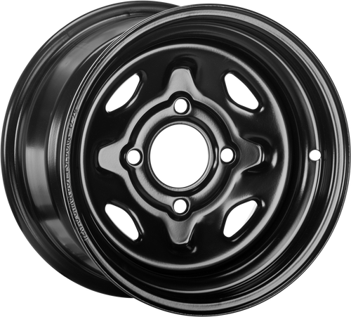 Sedona Steel 12x7 4/110 4+3 Blk Front/Rear Sedona Steel 12x7 4/110 4+3 Blk Front/Rear
