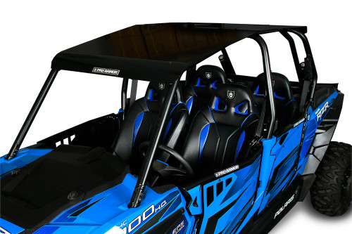 Stock Aluminum Roof 4/Seat Black Stock Aluminum Roof 4/Seat Black