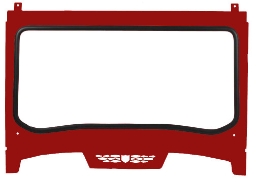 Asylum Front Windshield W/Pckt Performance Red Asylum Front Windshield W/Pckt Performance Red