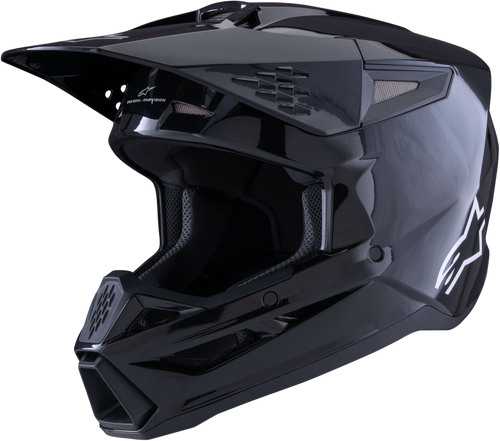 Sm3 Solid Helmet Black Glossy 2x