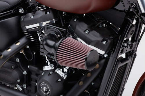 Cone Air Intake System Black/Black Flh/Flt 08 16
