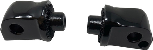 Slined Passenger Peg Adapter Gloss Black `18 22 Softail Slined Passenger Peg Adapter Gloss Black `18 22 Softail