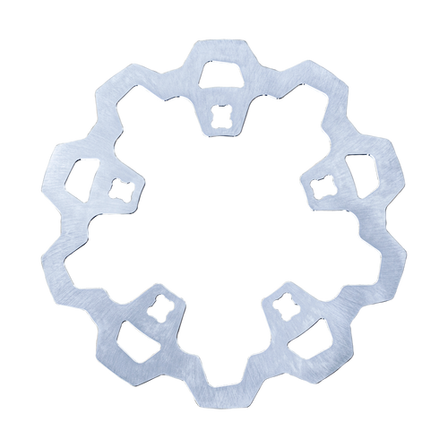 Enforcer 1 Piece Rotor Front Silver 11.8