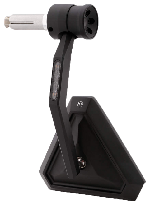 Tetra Handlebar End Mirror With Turn Signal Black