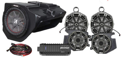 5 Speaker Plug And Play Kit W/ 8" Cage Pods Kicker Ride Co 220-RZ34-Q5XKRC 5 Speaker Plug And Play Kit W/ 8" Cage Pods Kicker Ride Co 220-RZ34-Q5XKRC