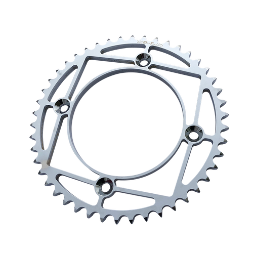 Rear Sprocket Chromoly Stl/Zir 47t 428 Chrome Yam