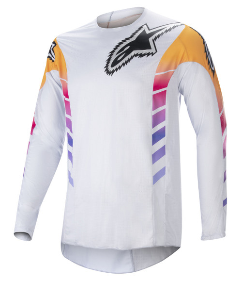 Techstar Le Daytona 23 Jersey Grey/Orange Fluo/Rhodamine Lg Techstar Le Daytona 23 Jersey Grey/Orange Fluo/Rhodamine Lg