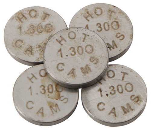 Hot Cams 04-08 400 DVX/02-16 CRF 450 R 1.300mm Shim Kit - 5 Pack