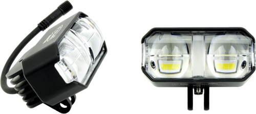 Aux Driving Lights Kit 1.25" Bar Mnt. White/Amber Pr
