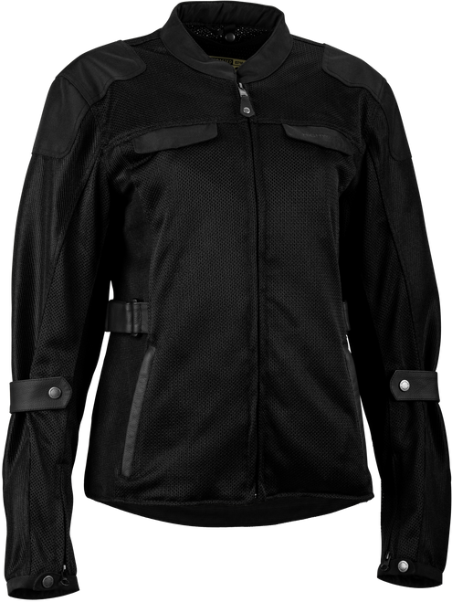 Women's Aira Mesh Jacket Black 2x