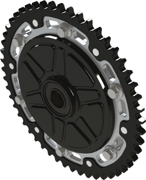 Cushdrive Conversion 51t Sprocket Blk Sil Blk Cushdrive Conversion 51t Sprocket Blk Sil Blk
