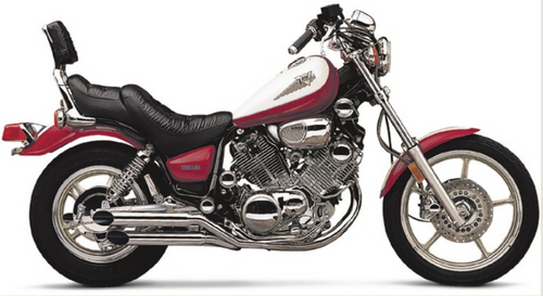 Blvd Slashcut Slip On Chrome Yam Virago 750/1100 84 99 Blvd Slashcut Slip On Chrome Yam Virago 750/1100 84 99
