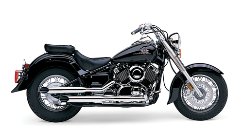 Blvd Slashcut Slip On Chrome Yam V Star 650 2164SC Blvd Slashcut Slip On Chrome Yam V Star 650 2164SC