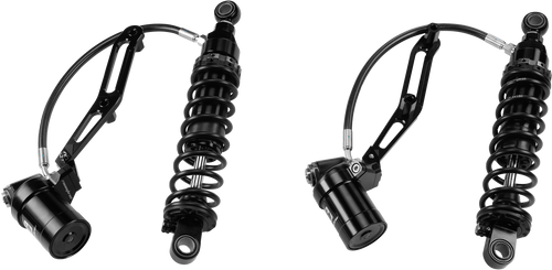 Touring Remote Res Shocks 14" Std Weight Billet Bracket