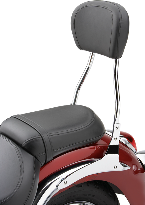 Std Round Sissy Bar W/Pad Chrome Kaw Vulcan Vn900 06 19 Std Round Sissy Bar W/Pad Chrome Kaw Vulcan Vn900 06 19