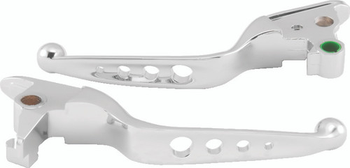 Bikers Choice 15-17 FLST FXST Chrome O Series Holed Lever Set Bikers Choice 15-17 FLST FXST Chrome O Series Holed Lever Set