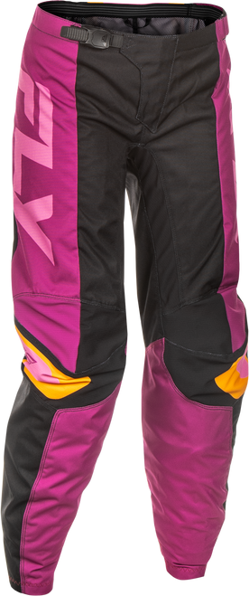 Women's F 16 Pants Ca/Ny Black/Mauve/Yellow Sz 0/02