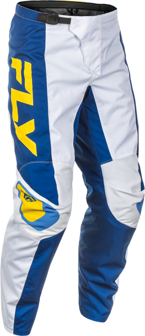 F 16 Pants Ca/Ny White/Dark Blue/Yellow Sz 44