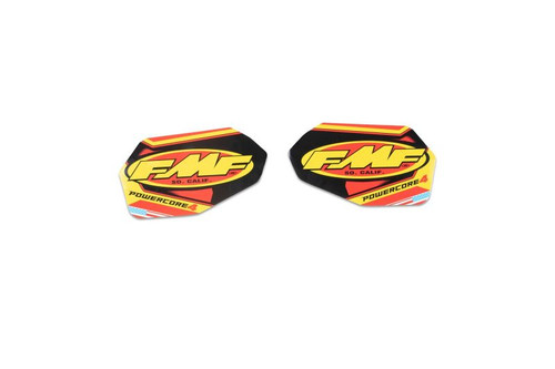 FMF Racing Powercore 4 2-Part Wrap Logo Decal Replacement FMF Racing Powercore 4 2-Part Wrap Logo Decal Replacement