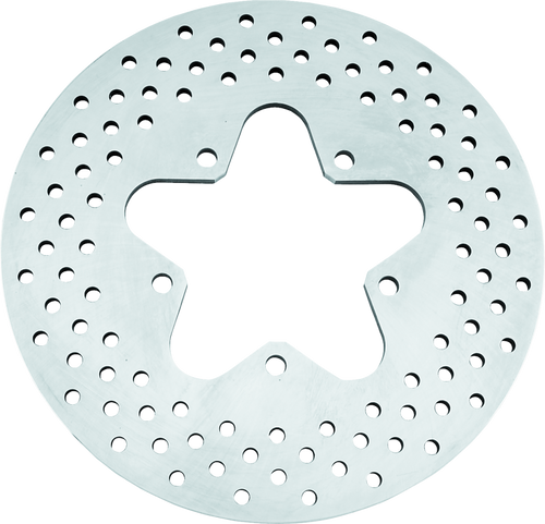 Bikers Choice 86-99 FLT Stock Replacement Rear Brake Rotor Drilled Steel Bikers Choice 86-99 FLT Stock Replacement Rear Brake Rotor Drilled Steel