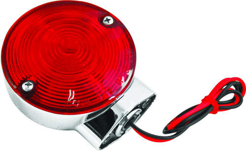 Bikers Choice 86-99 FLT FLST FXRT 2 Filament Turn Signal Lamp W/Red lens Replaces H-D 68400-86
