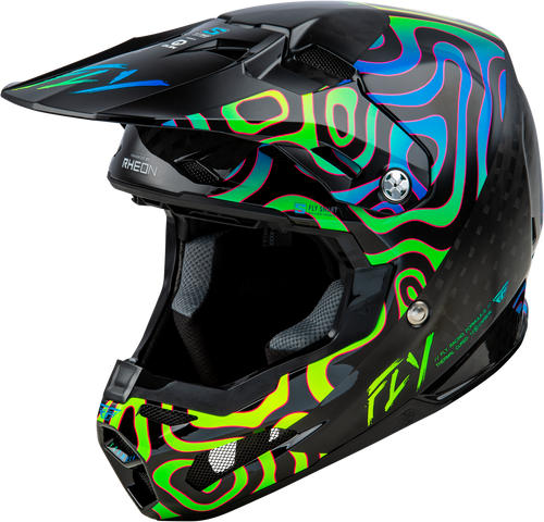 Formula S Carbon Zen Helmet Black Carbon/Blue/Yellow Xs