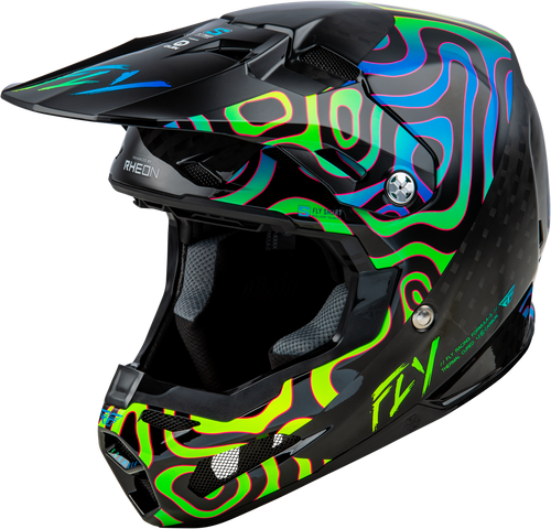 Formula S Carbon Zen Helmet Black Carbon/Blue/Yellow Lg