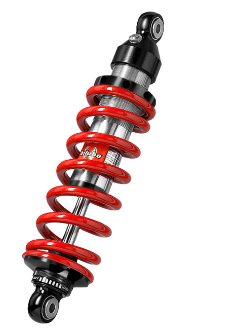 Bitubo XZE0 Monoshocks Adjustable: Spring Preload, Rebound, Red Spring H0028XZE01